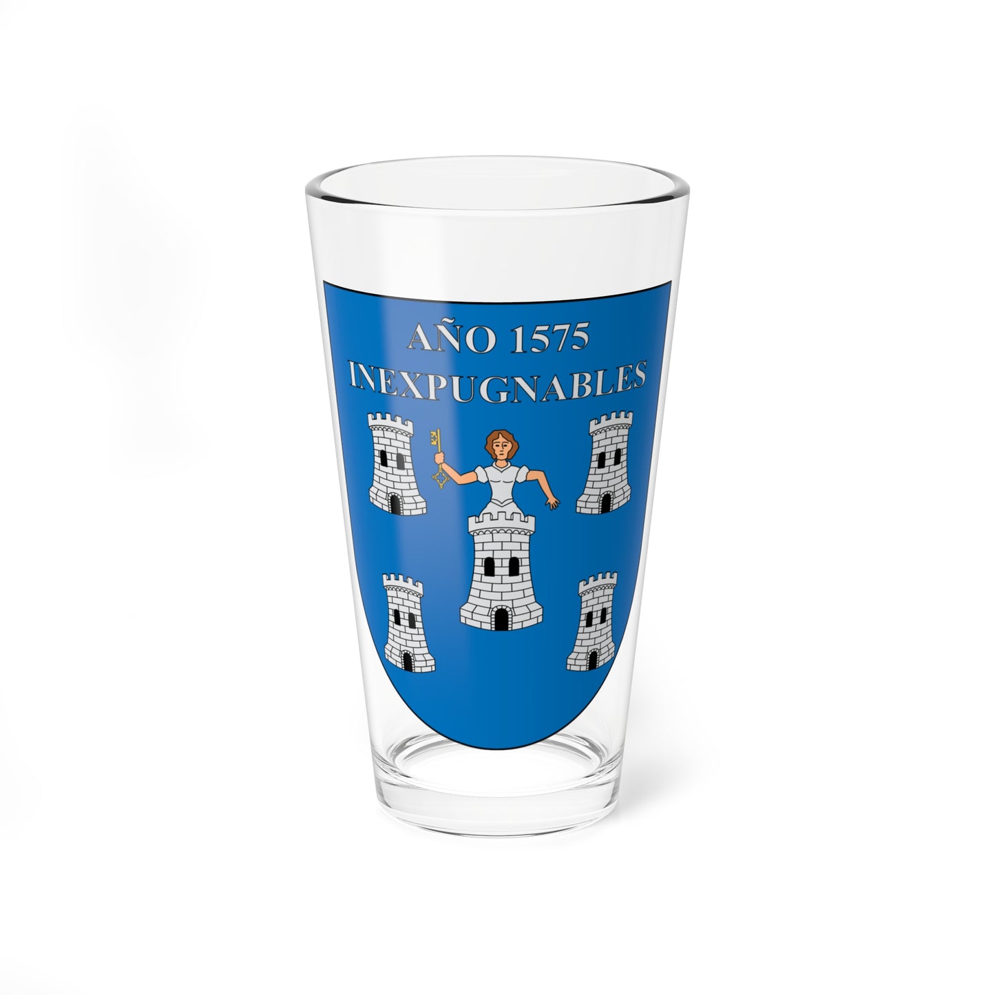 Escudo de Allo (Spain) (Coat of Arms) Pint Glass 16oz