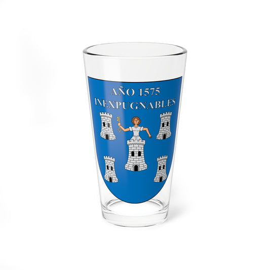 Escudo de Allo (Spain) (Coat of Arms) Pint Glass 16oz