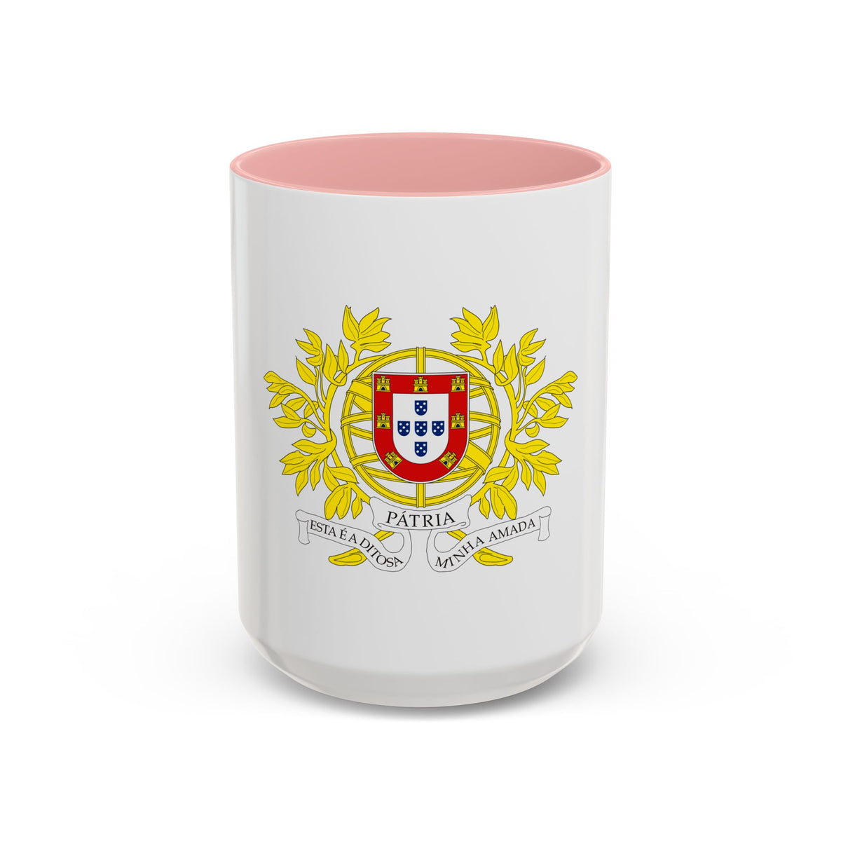 Military coat of arms of Portugal - Accent Coffee Mug