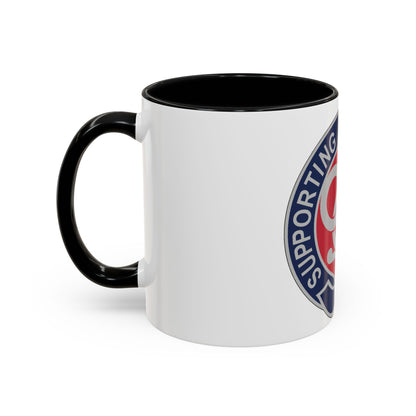 3 Personnel Command 2 (U.S. Army) Accent Coffee Mug