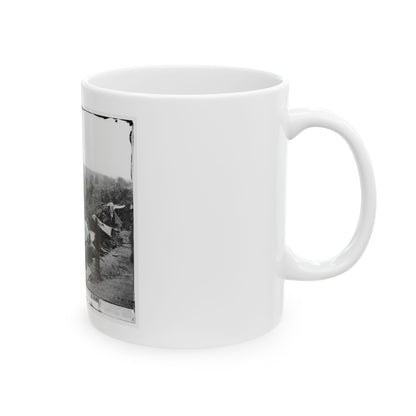 North Anna River, Va. Federal Troops Occupying Line Of Breastworks On The North Bank (U.S. Civil War) White Coffee Mug