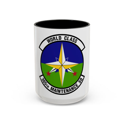 305 Maintenance Squadron AMC (U.S. Air Force) Accent Coffee Mug