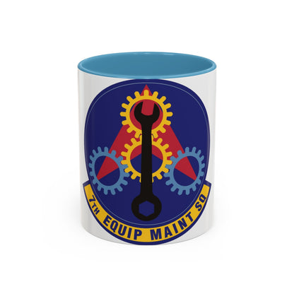 7th Equipment Maintenance Squadron (U.S. Air Force) Accent Coffee Mug