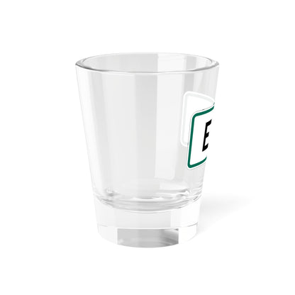 End plate South Dakota (South Dakota) (Road Sign) Shot Glass 1.5oz