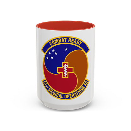 51st Medical Operations Squadron (U.S. Air Force) Accent Coffee Mug