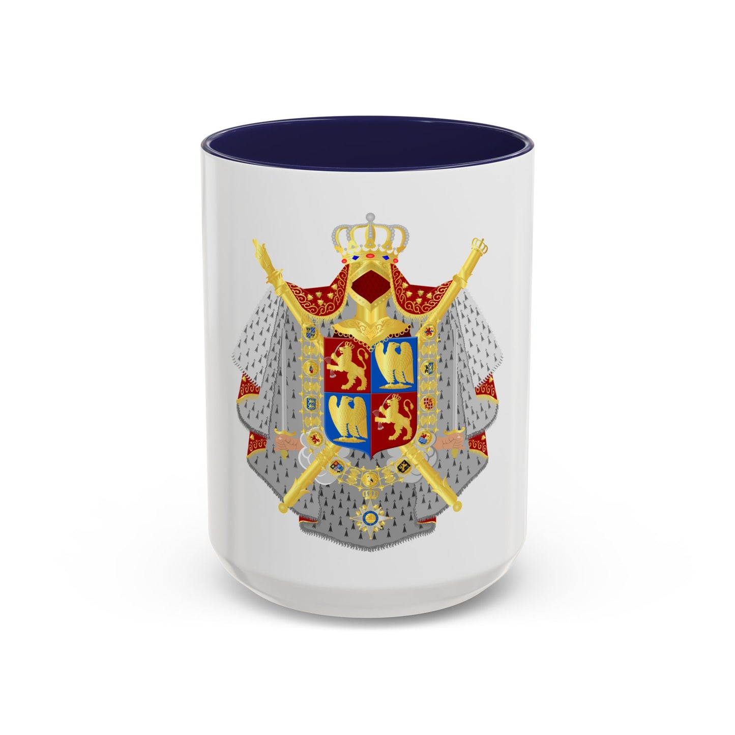 Coat of arms of kingdom Holland King Lodewijk 1808 - Accent Coffee Mug