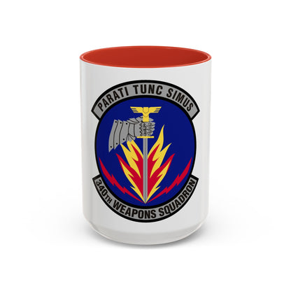 340th Weapons Squadron (U.S. Air Force) Accent Coffee Mug