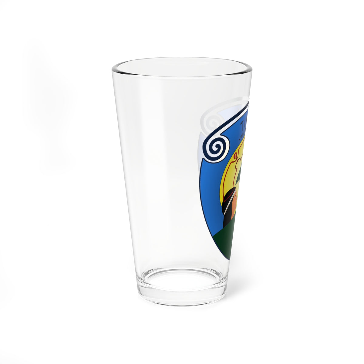 Escudo del municipio de Timana Huila (Colombia) (Coat of Arms) Pint Glass 16oz
