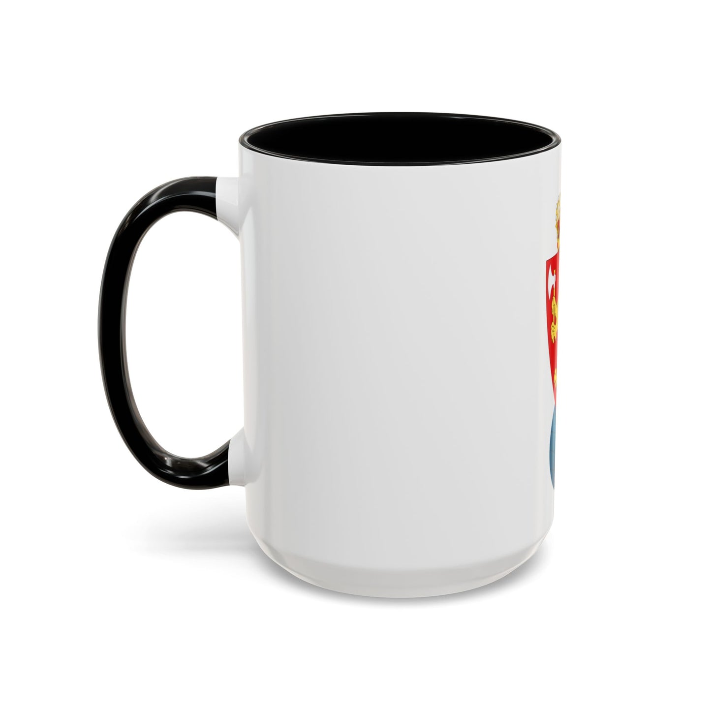 Coat of arms of the Geographical Survey of Norway - Accent Coffee Mug