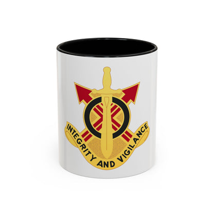 107th Artillery Group (U.S. Army) Accent Coffee Mug