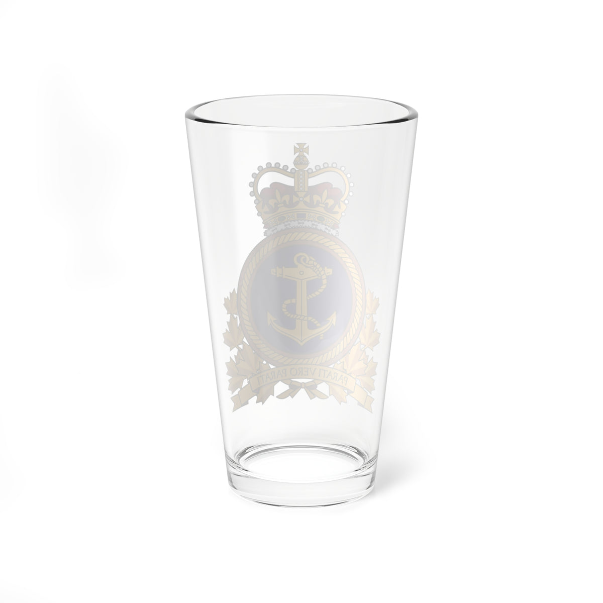 RCN Emblem (Canada) (Coat of Arms) Pint Glass 16oz