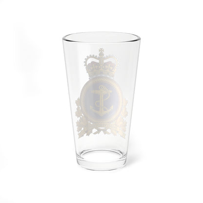 RCN Emblem (Canada) (Coat of Arms) Pint Glass 16oz