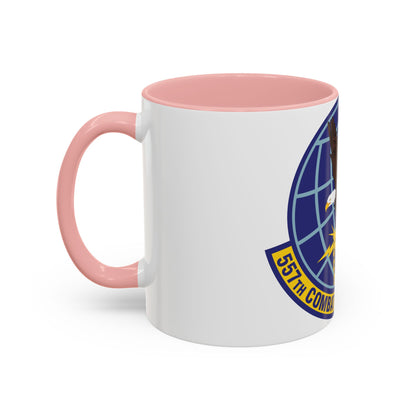 557th Combat Sustainment Squadron (U.S. Air Force) Accent Coffee Mug