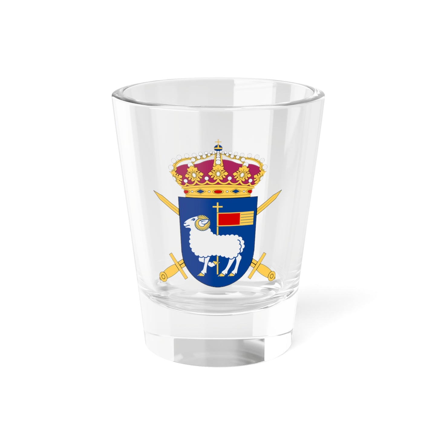 Gotlandsgruppen vapen (Sweden) (Coat of Arms) Shot Glass 1.5oz
