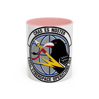 833 Cyberspace Operations Squadron ACC (U.S. Air Force) Accent Coffee Mug