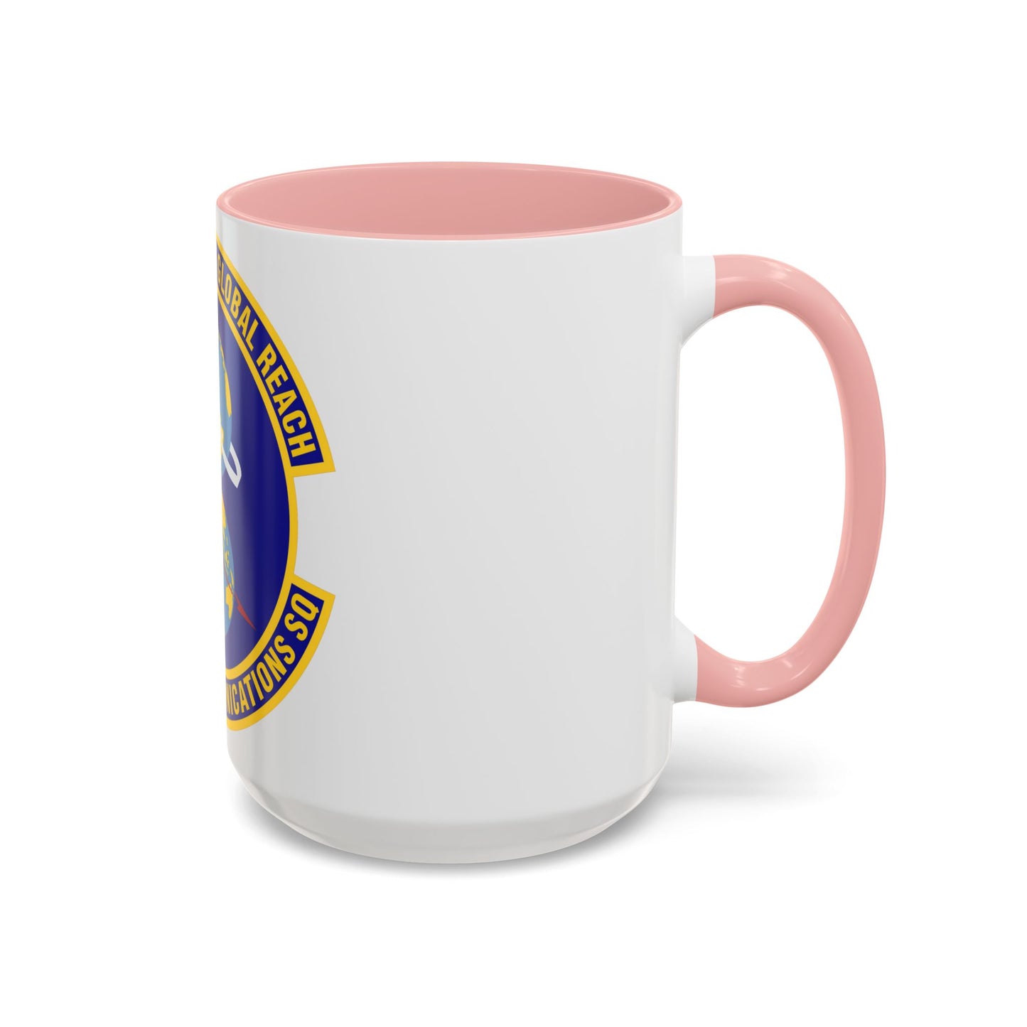 608th Air Communications Squadron (U.S. Air Force) Accent Coffee Mug