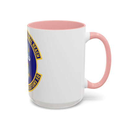 608th Air Communications Squadron (U.S. Air Force) Accent Coffee Mug