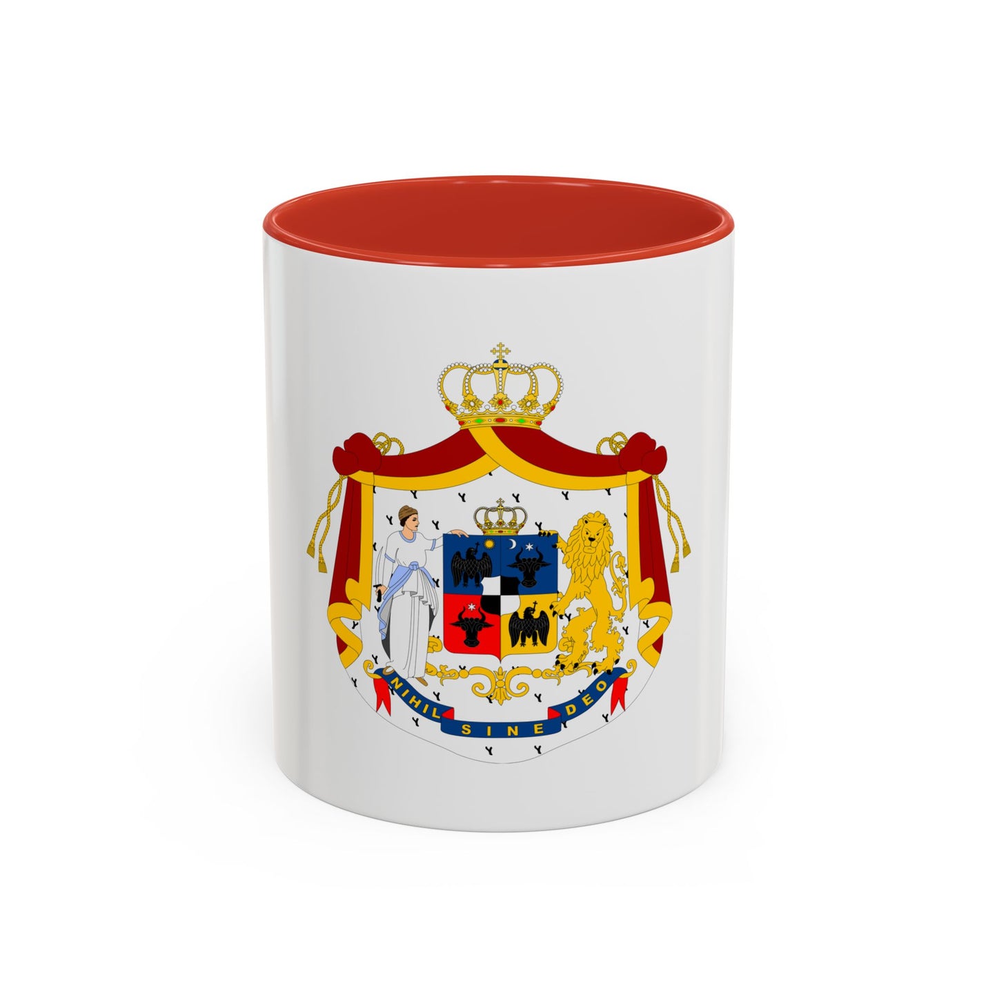Coat of arms of Principality of Romania (1867-1872) - Accent Coffee Mug