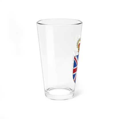 Union Badge of the United Kingdom (United Kingdom) (Coat of Arms) Pint Glass 16oz