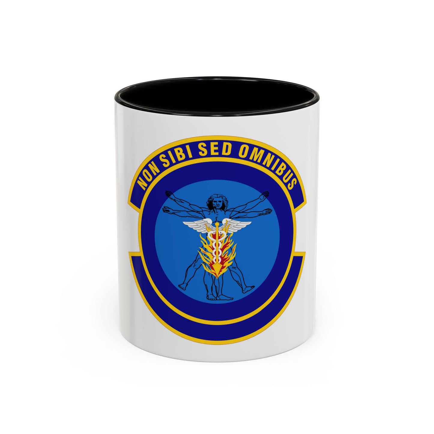 97 Operational Medical Readiness Squadron AETC (U.S. Air Force) Accent Coffee Mug