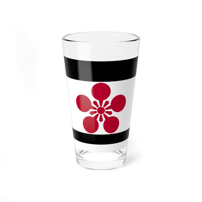 Flag of the Maeda Lords of Kanazawa in Kaga Province C (Japan) Pint Glass 16oz