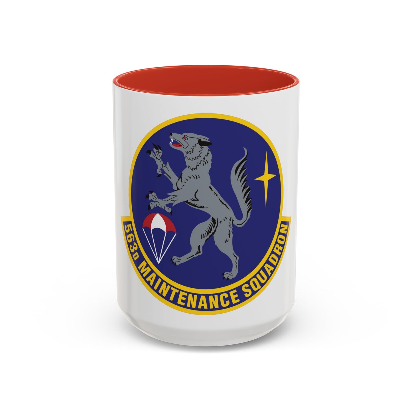 563d Maintenance Squadron (U.S. Air Force) Accent Coffee Mug