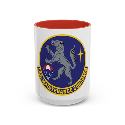 563d Maintenance Squadron (U.S. Air Force) Accent Coffee Mug