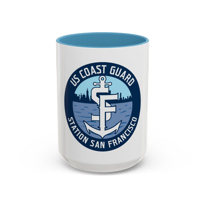 USCG Station San Francisco (U.S. Coast Guard) Accent Coffee Mug