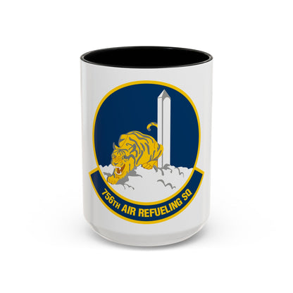 756 Air Refueling Squadron AFRC (U.S. Air Force) Accent Coffee Mug
