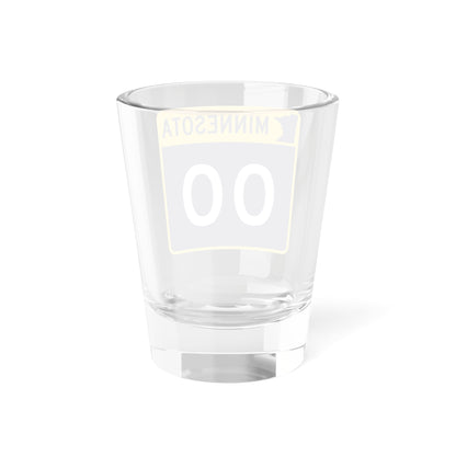 MN-00 template (Minnesota) (Road Sign) Shot Glass 1.5oz