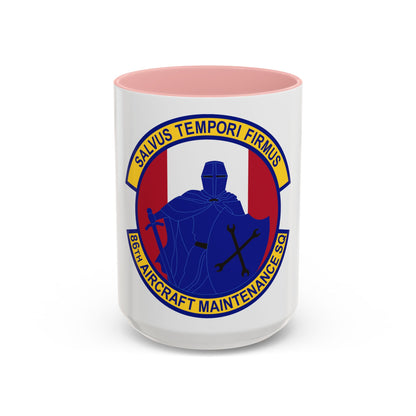 86th Aircraft Maintenance Squadron (U.S. Air Force) Accent Coffee Mug