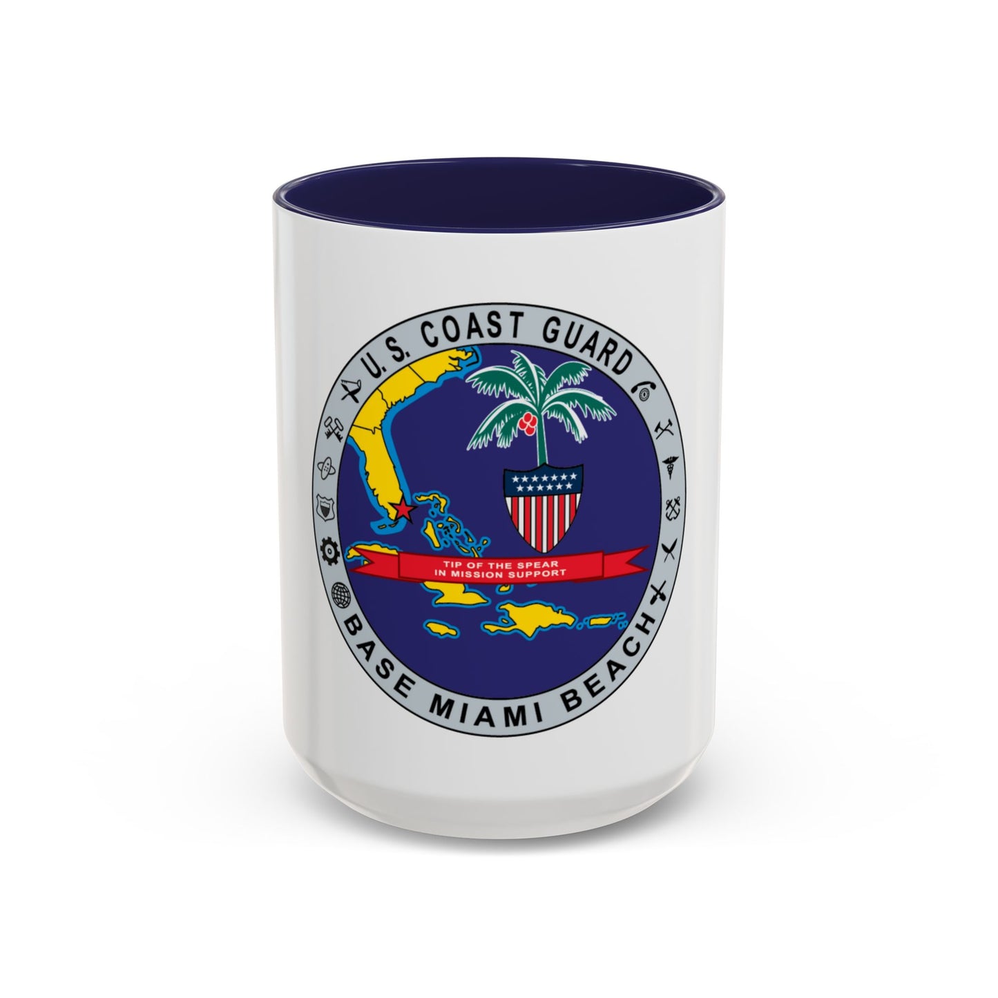 Base Miami Beach (U.S. Coast Guard) Accent Coffee Mug