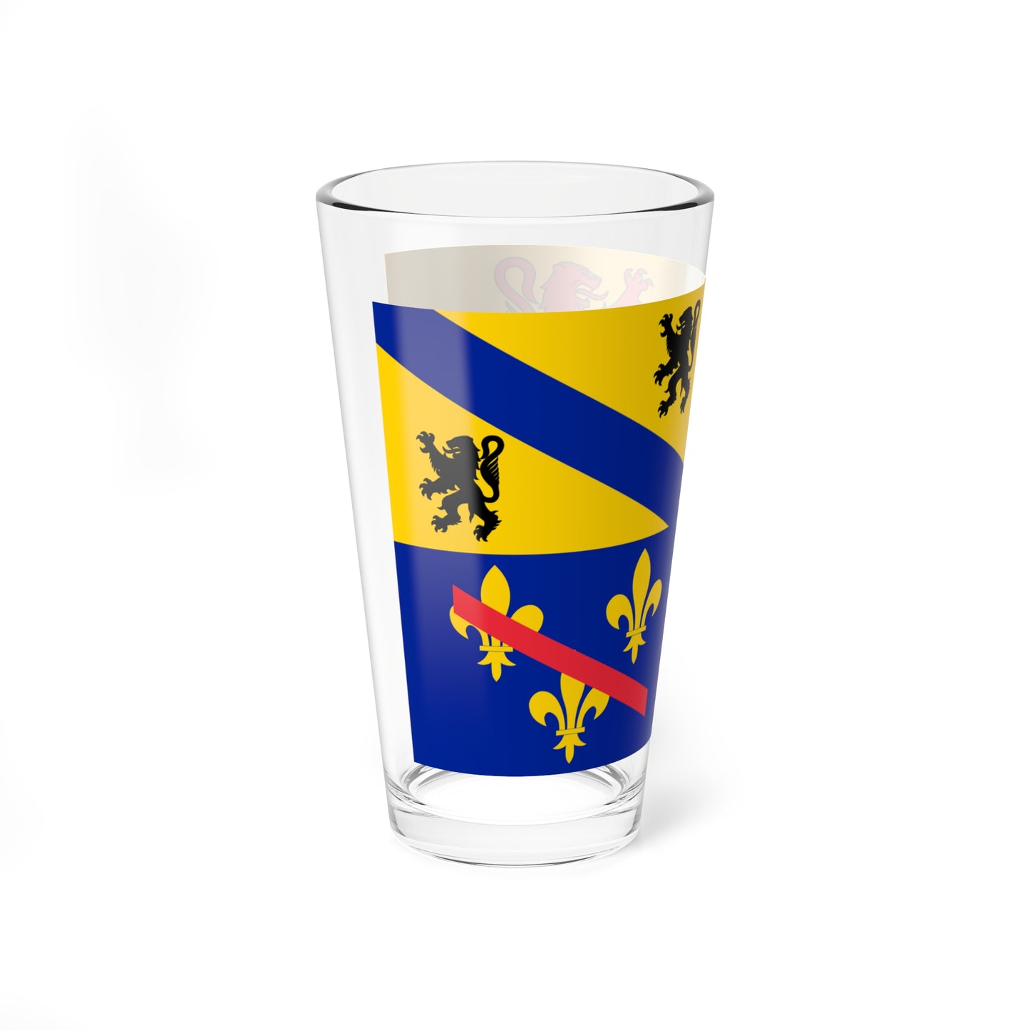 Flag of Ain (France) Pint Glass 16oz