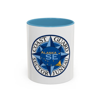USCG Sector Juneau (U.S. Coast Guard) Accent Coffee Mug