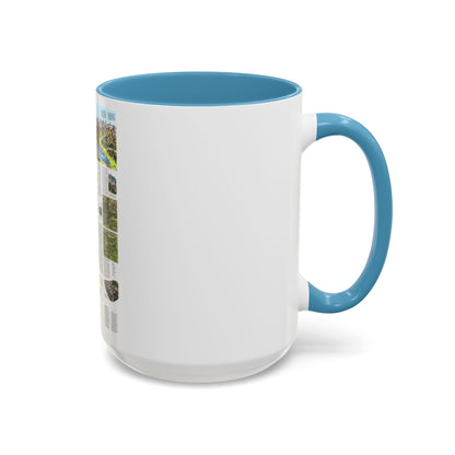 Alps, The - A Traveller's Map (1985) (Map) Accent Coffee Mug