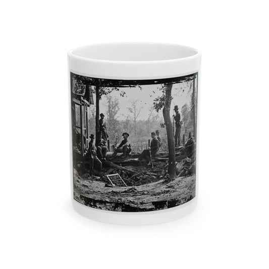 Atlanta, Georgia (Vicinity). Federal Pickets Before The City (U.S. Civil War) White Coffee Mug