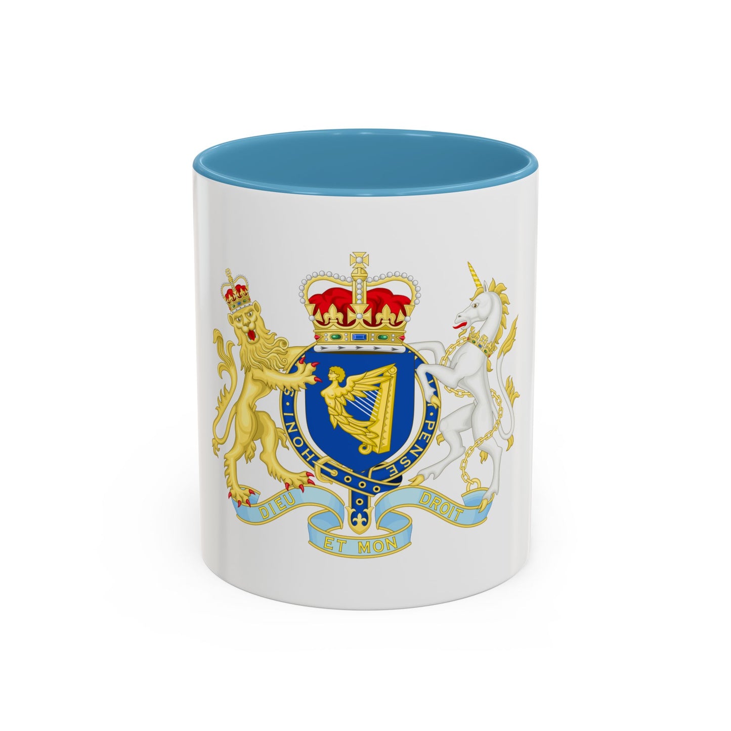 Coat of Arms of The Kingdom Ireland - Accent Coffee Mug