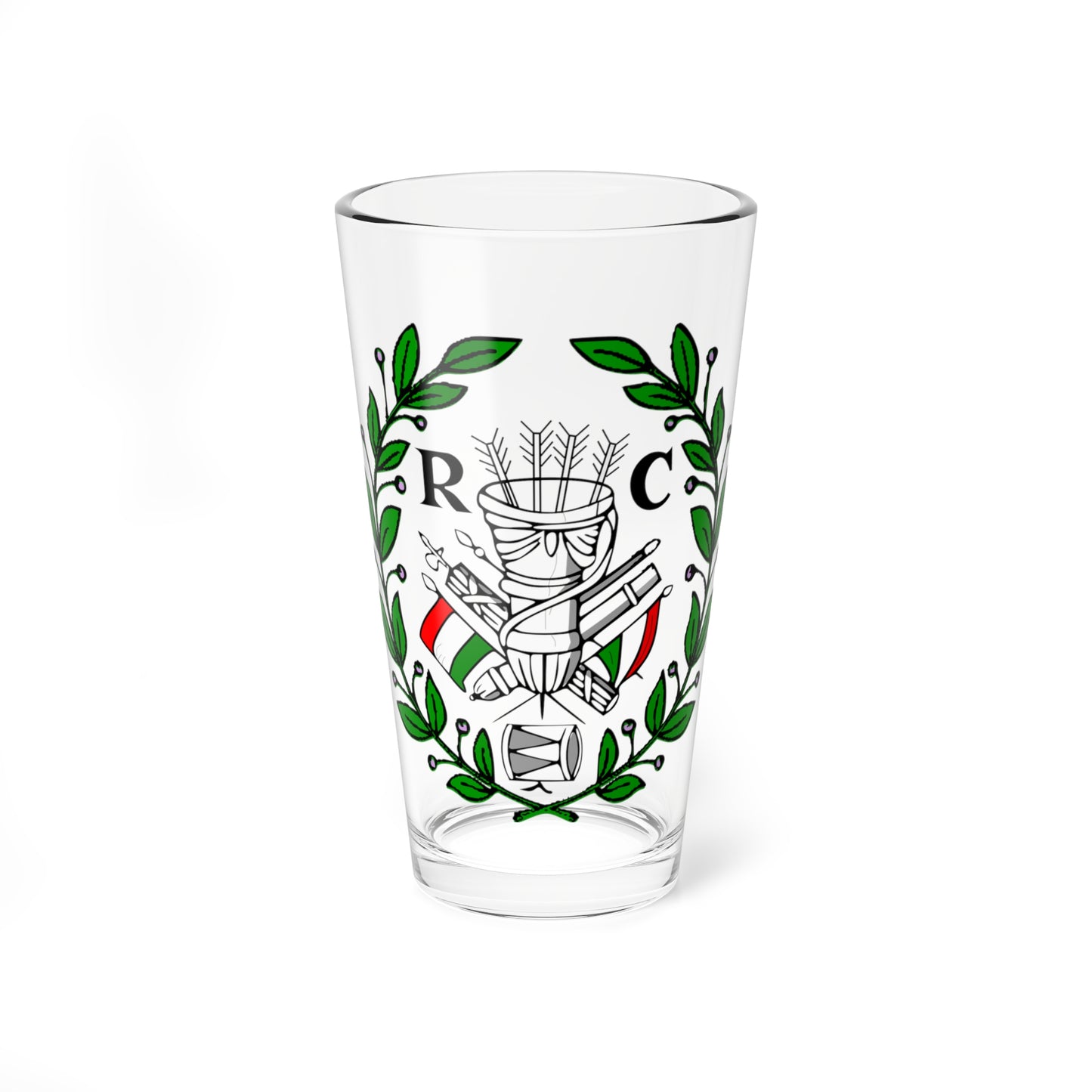 Emblem of Cispadane Republic (Italy) (Coat of Arms) Pint Glass 16oz