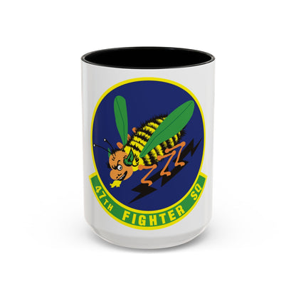 47th Fighter Squadron (U.S. Air Force) Accent Coffee Mug