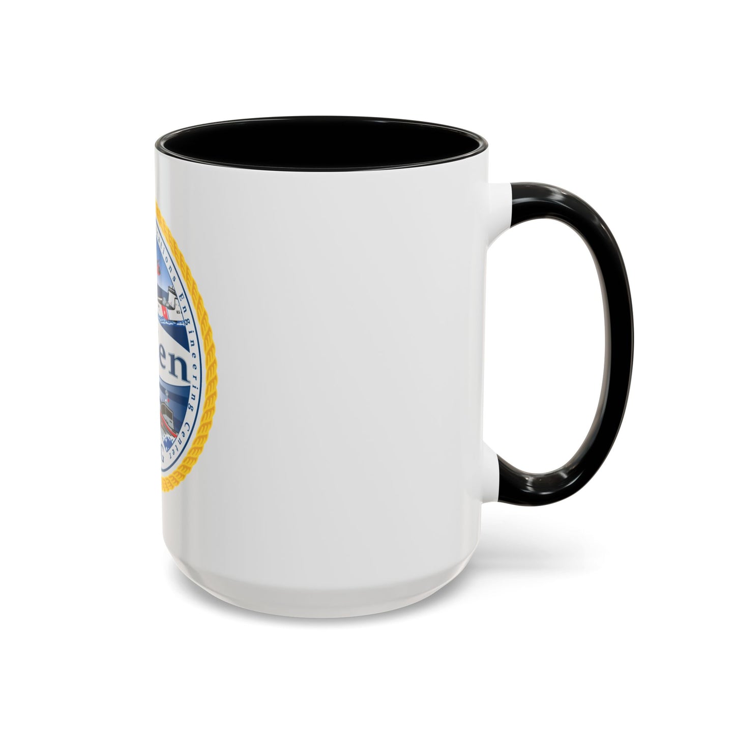 USCG C3 Cen Command Control Comm Engineering (U.S. Coast Guard) Accent Coffee Mug