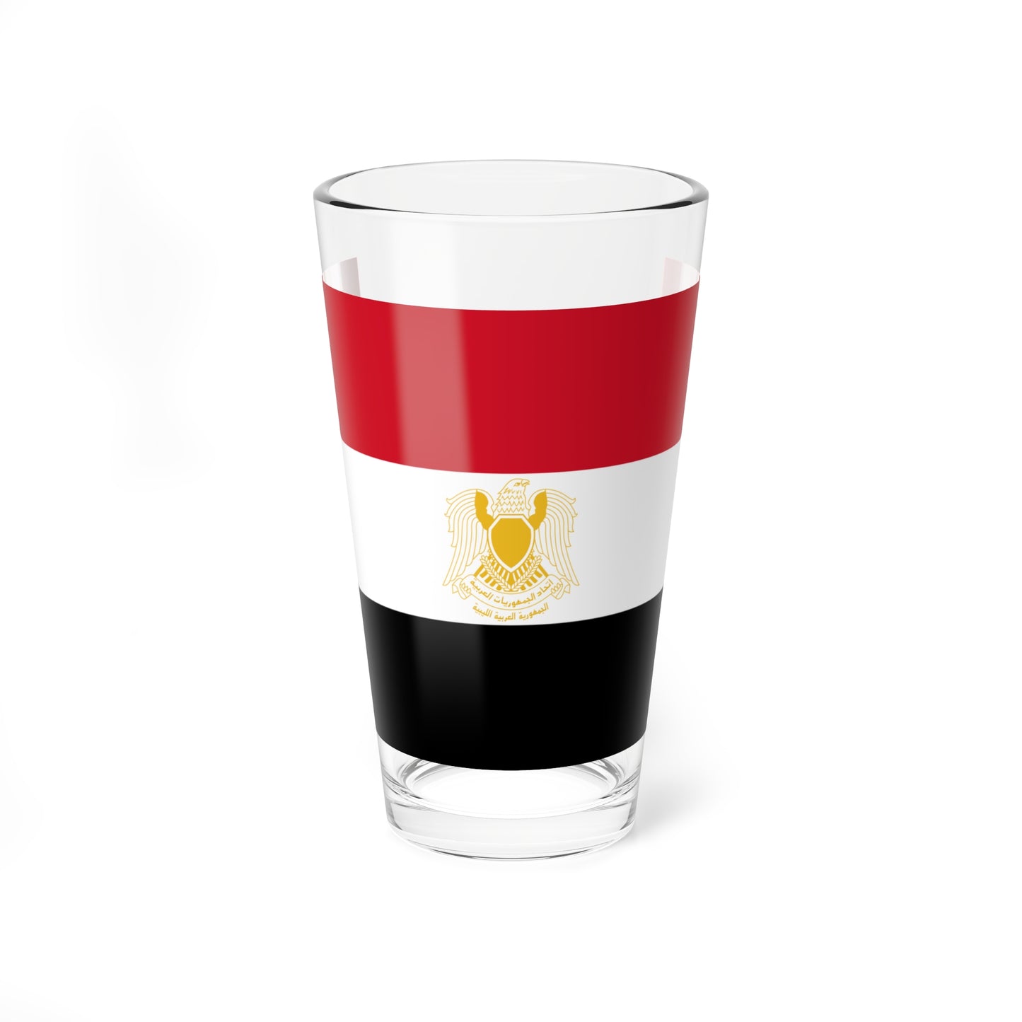 Flag of Libya 1972-1977 (Libya) Pint Glass 16oz