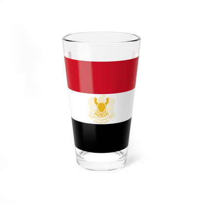 Flag of Libya 1972-1977 (Libya) Pint Glass 16oz
