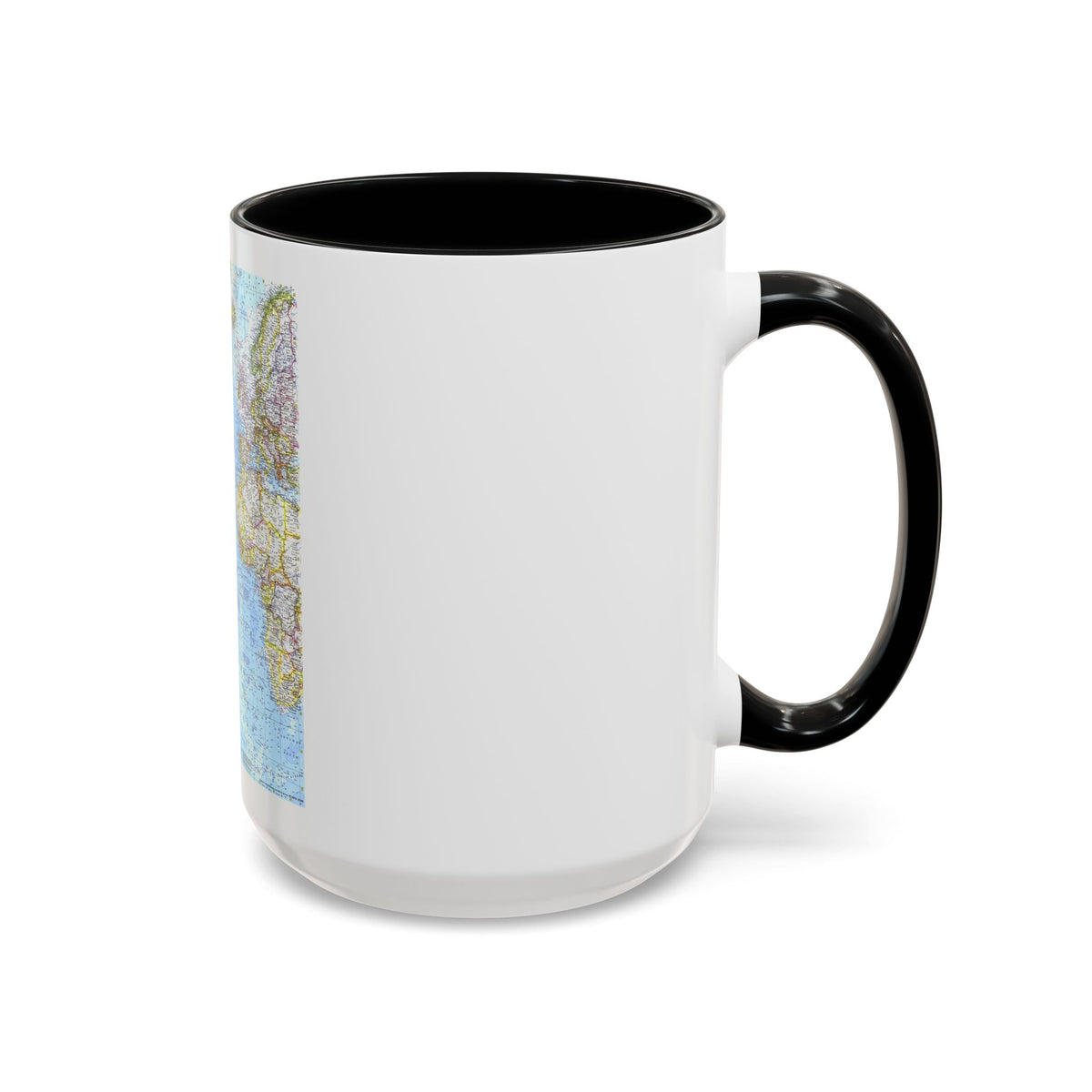 Atlantic Ocean (1968) (Map) Accent Coffee Mug