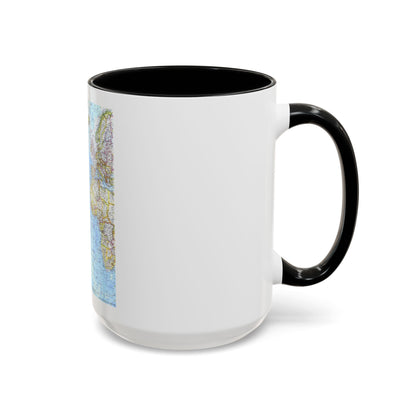 Atlantic Ocean (1968) (Map) Accent Coffee Mug