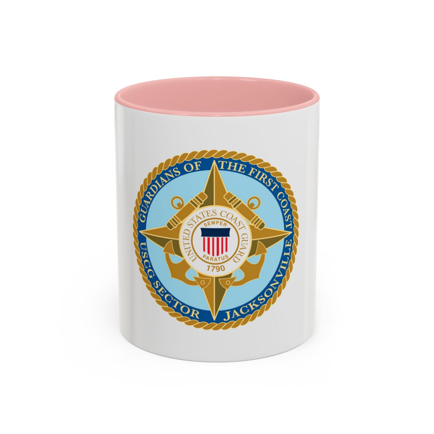USCG Sector Jacksonville Guardians of the first coast (U.S. Coast Guard) Accent Coffee Mug