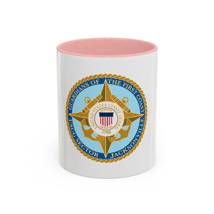 USCG Sector Jacksonville Guardians of the first coast (U.S. Coast Guard) Accent Coffee Mug