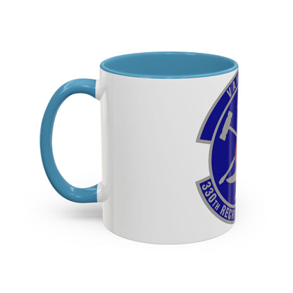 330 Recruiting Squadron AETC (U.S. Air Force) Accent Coffee Mug