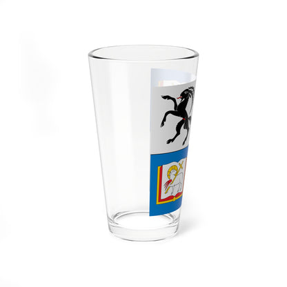 Flag of Vitus Huonder (Switzerland) Pint Glass 16oz