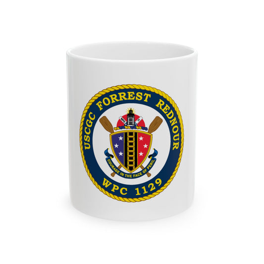 USCGC Forrest Rednour WPC 1129 (U.S. Coast Guard) White Coffee Mug