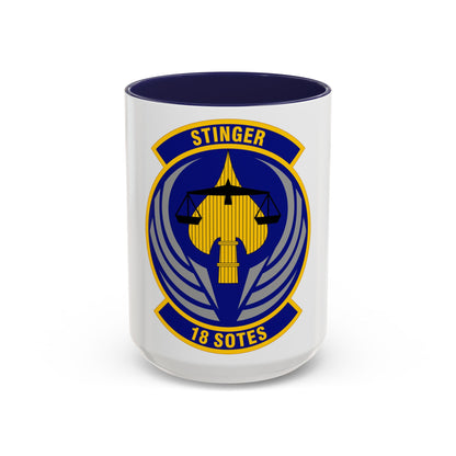 18 Special Operations Test and Evaluation Squadron AFSOC (U.S. Air Force) Accent Coffee Mug
